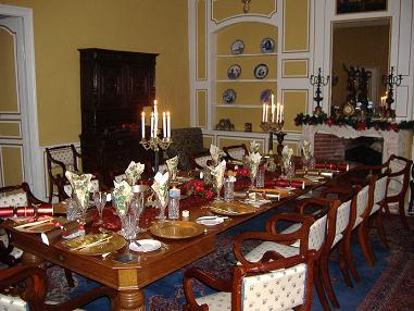 Dining Room in the castle for Rent
